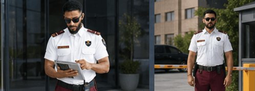 Security Guards in Uniform Saudi Arabia - MOI Licensed Personnel